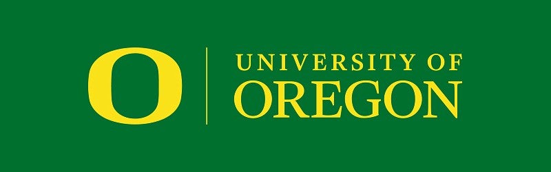 One-Color Yellow on UO Green background