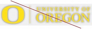 UO Signature example that has shadows around the signature with a red line across it
