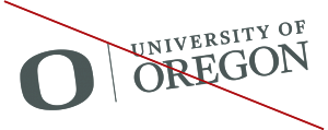 UO Signature example rotated with a red line across it