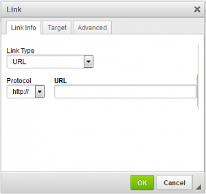 Screenshot of WYSIWYG of button to add an email link Screenshot of WYSIWYG of button to add an email link