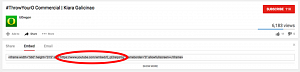 Screenshot of YouTube screen highlight the source code Screenshot of YouTube screen highlight the source code