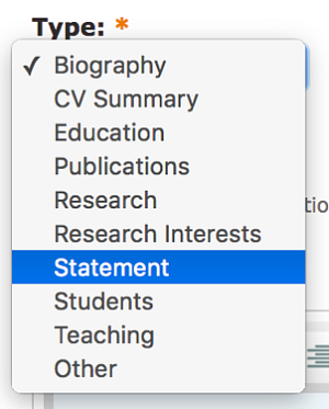 CASIT content types