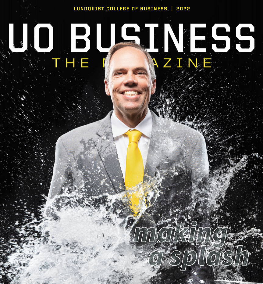cover of uo business magazine