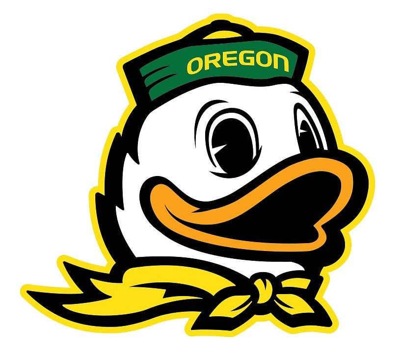 UO mascot mark of the Duck in full colors