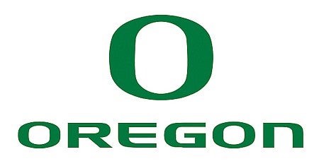 UO Athletics registered text logo with the Oregon O