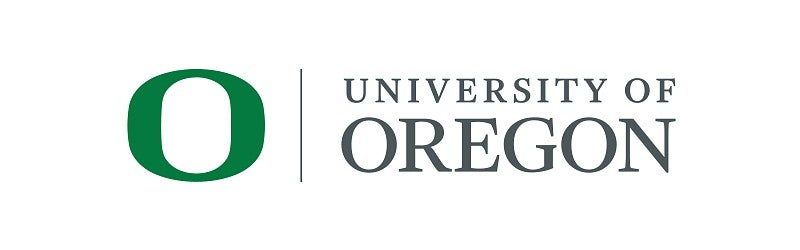 UO green and grey logo