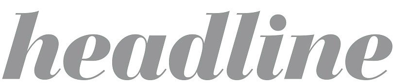 The word Headline in Bauer Bodoni Black Italic font