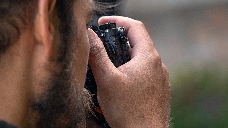 photographer taking a photo