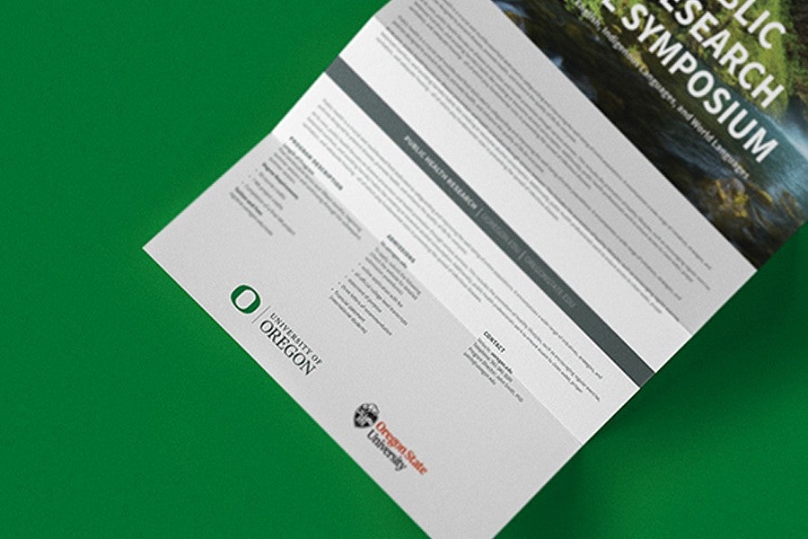 UO and OSU flyer for cohosted event