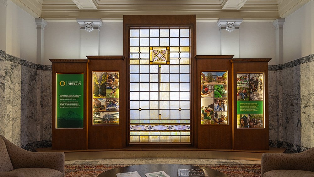 Displays in Johnson Hall