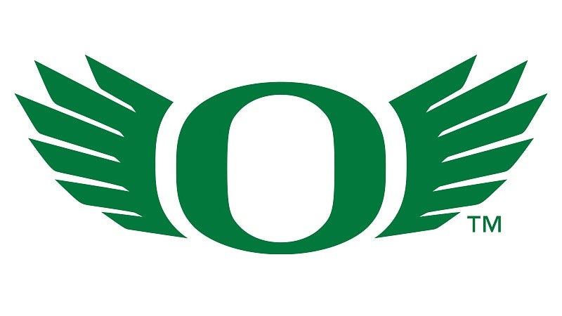 O logo with illustrated wings
