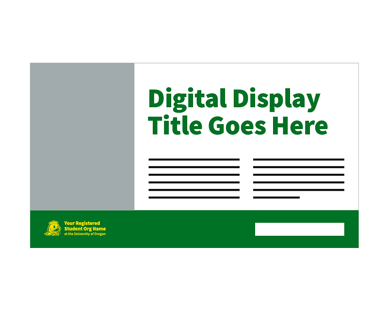 drawing of an example branded digital display slide