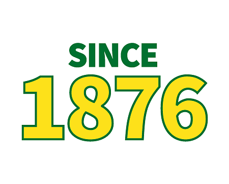 graphic that says "Since 1876"