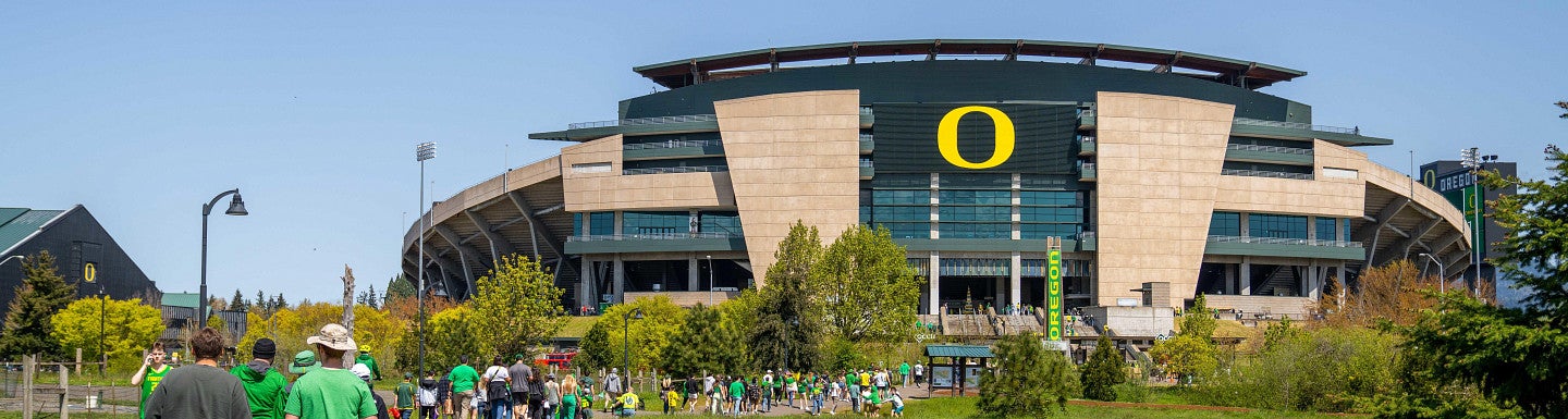 Exterior of Autzen Stadium
