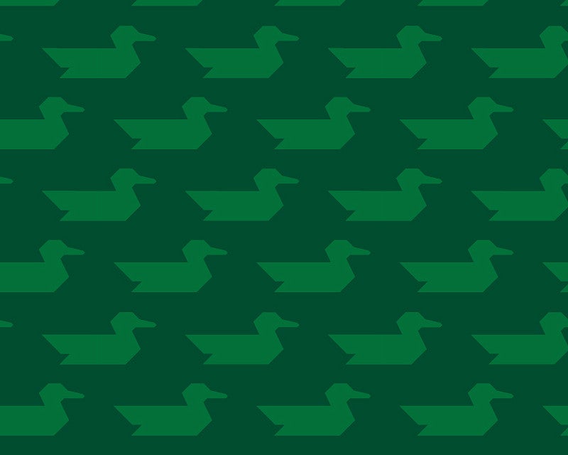 swimming ducks silhouette pattern