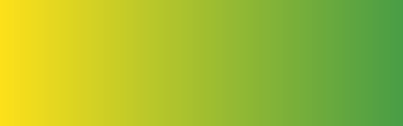 example color gradient with UO Yellow at left and Fern green at right