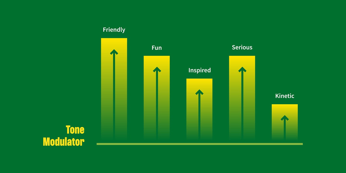 Tone modulator for faculty and staff communications