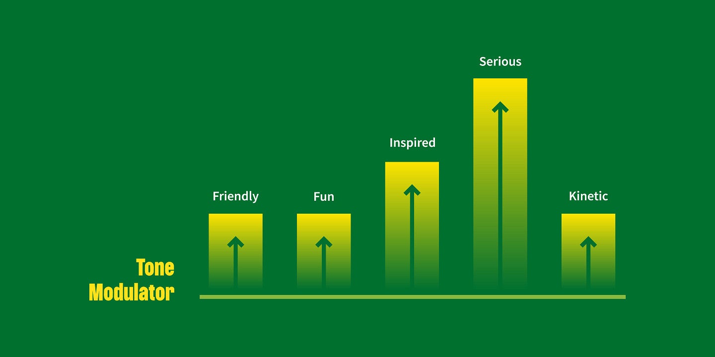 Tone modulator for industry audience communications