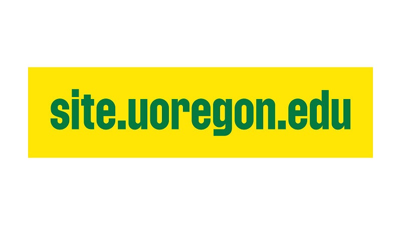 example of a green url on a yellow background