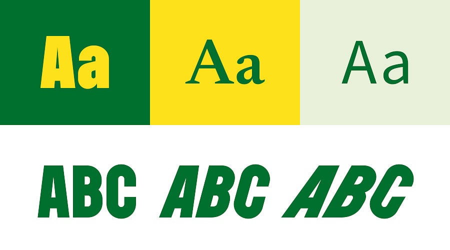 collage of the letter A in different fonts types