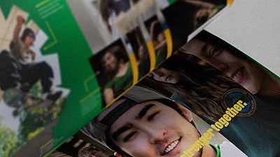 page layout of student portraits